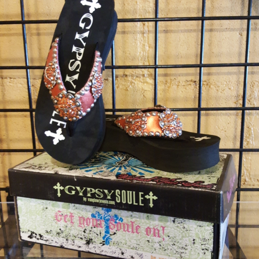 Gypsy Soule "Texas" Flip Flops